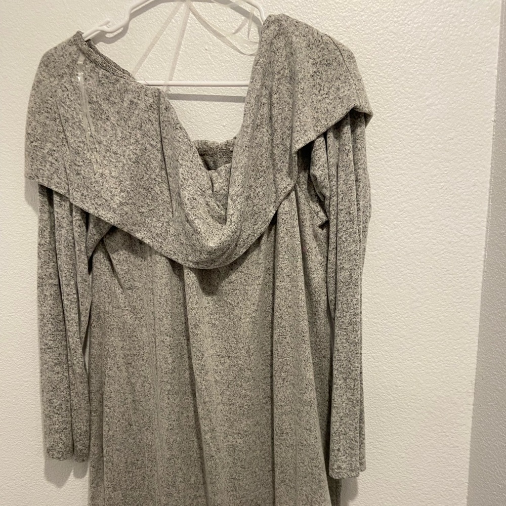 Plus Size Gray Bodycon Dress 1x